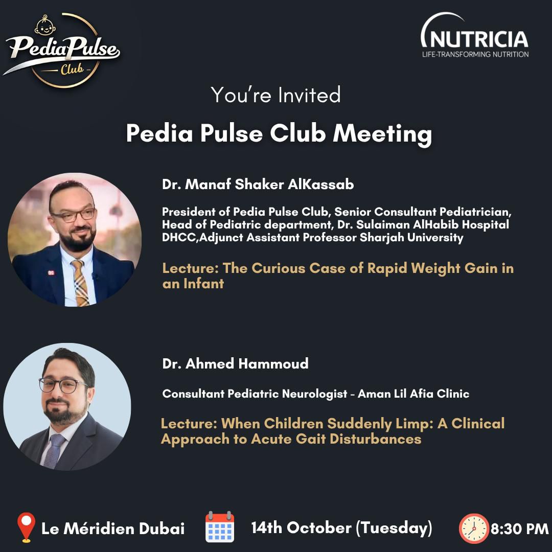 Pedia Pulse Club Meeting Poster