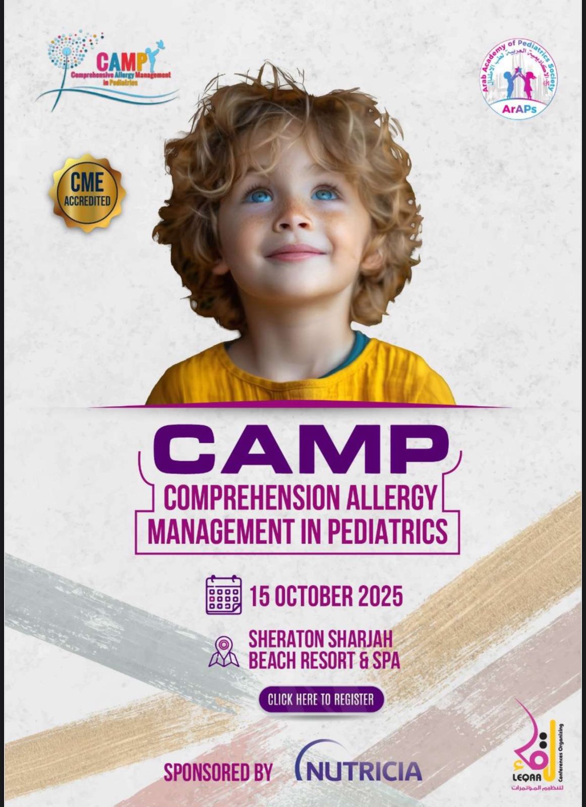 CAMP COMPREHENSION ALLERGY MANAGEMENT IN PEDIATRICS Poster